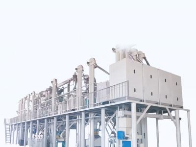 maize corn flour mill and corn grits milling machine
