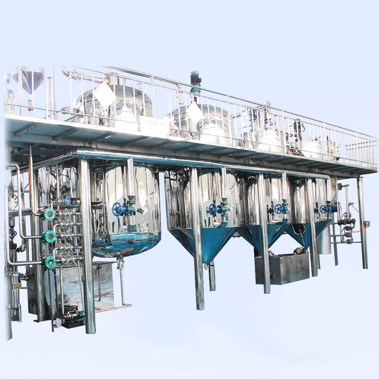 Cooking oil processing equipment soybean sunflower peanut oil refining machine