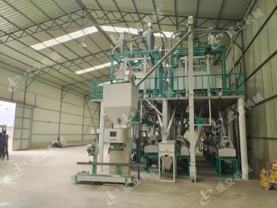 5-100T Corn maize grits mill milling production line
