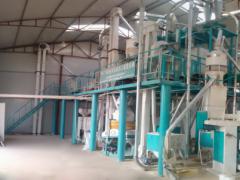 Xinxiang huixian 30 - ton corn processing equipment customers deposit received for shipment
