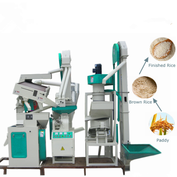 10-15tpd combined rice milling machine