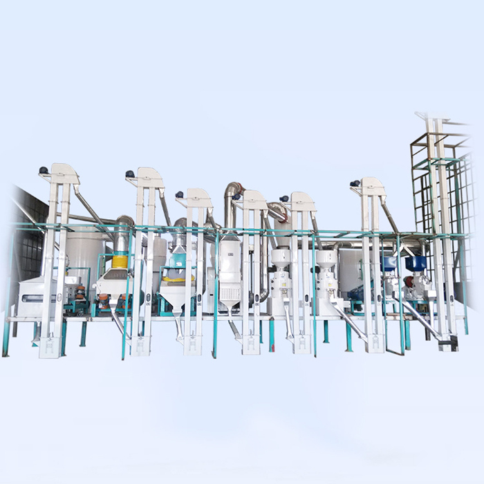 100-150T/24h rice milling machine